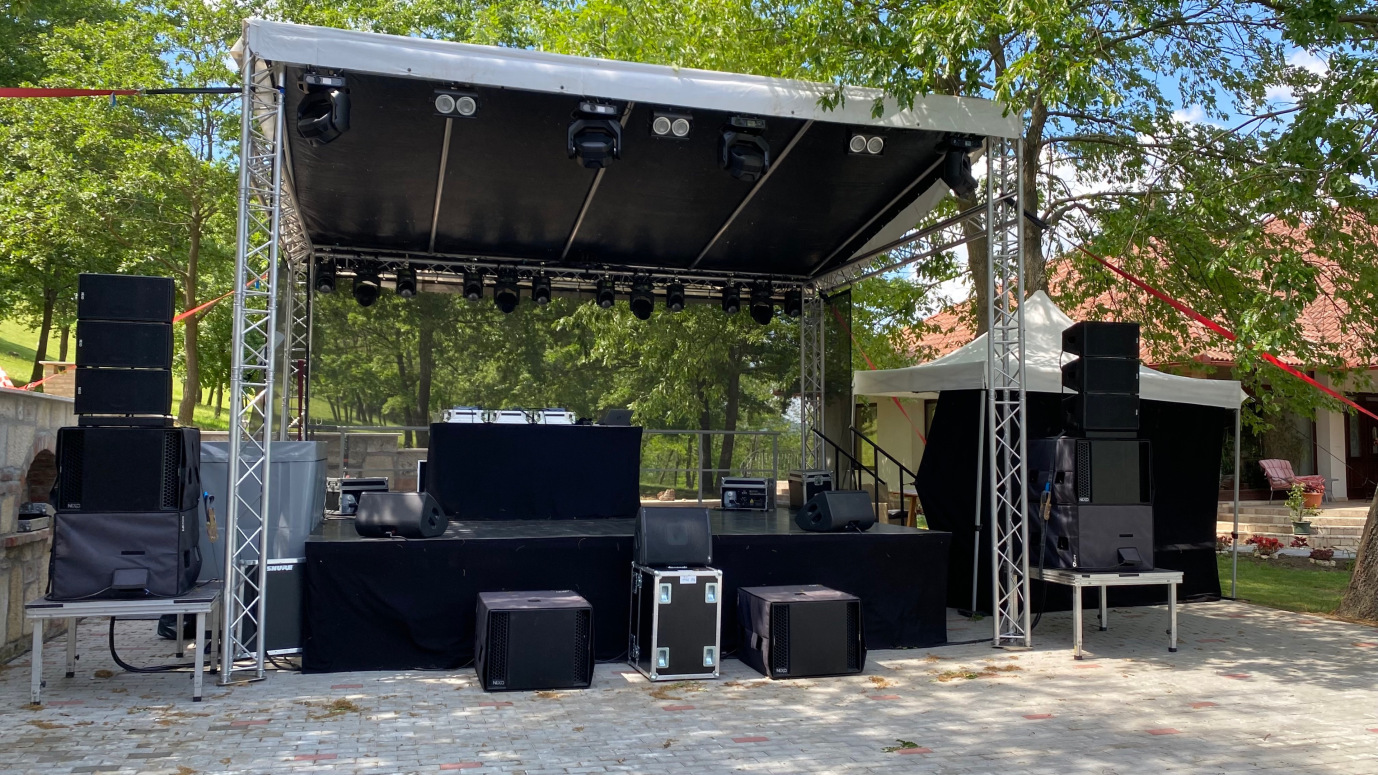 3*4m színpad bérlés